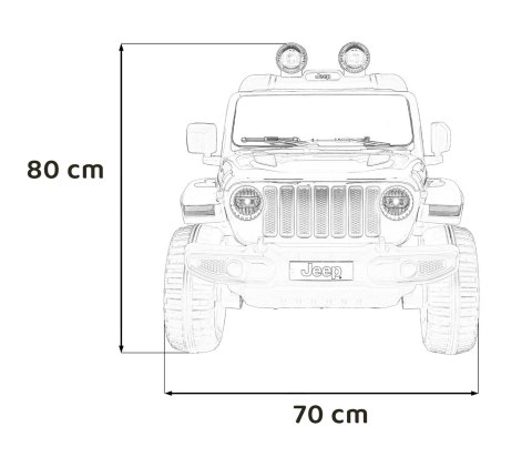 Pojazd Jeep Wrangler Rubicon Różowy Pojazd Jeep Wrangler Rubicon Różowy