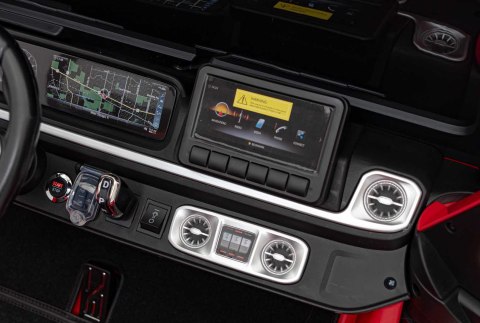 Pojazd Mercedes Benz G63 AMG XXL STRONG Czerwony Pojazd Mercedes Benz G63 AMG XXL STRONG Czerwony