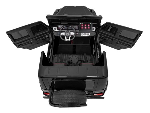 Pojazd Mercedes Benz G63 AMG XXL STRONG MP4 Czarny Pojazd Mercedes Benz G63 AMG XXL STRONG MP4 Czarny
