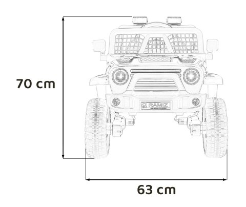 Pojazd OFF ROAD 4x4 SPORT Niebieski Pojazd OFF ROAD 4x4 SPORT Niebieski