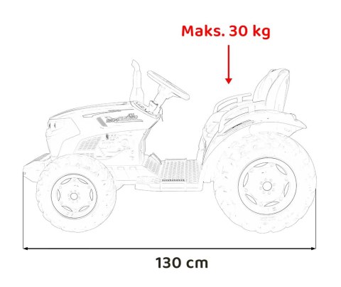 Pojazd Traktor GROW 1804 Ciemno Zielony Pojazd Traktor GROW 1804 Ciemno Zielony
