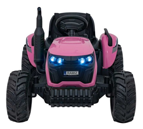 Pojazd Traktor GROW 1804 Różowy Pojazd Traktor GROW 1804 Różowy