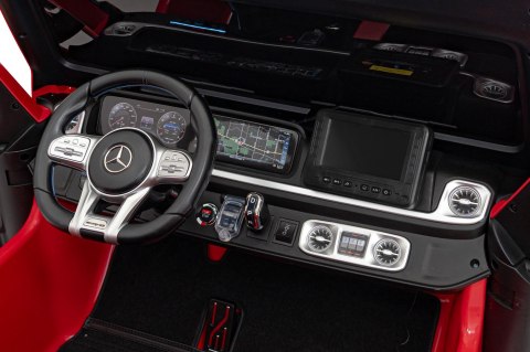 Pojazd Mercedes Benz G63 AMG XXL MP4 Czerwony Pojazd Mercedes Benz G63 AMG XXL MP4 Czerwony