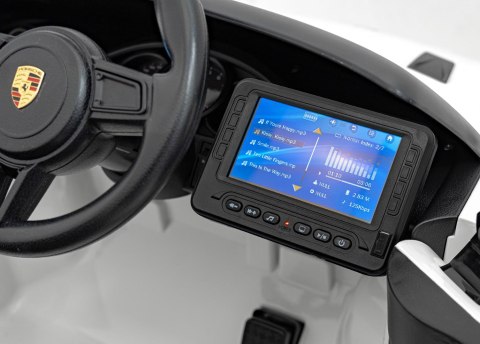 Pojazd Porsche Spyder RS 718 Biały Pojazd Porsche Spyder RS 718 Biały