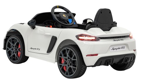 Pojazd Porsche Spyder RS 718 Biały Pojazd Porsche Spyder RS 718 Biały