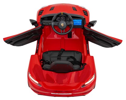 Pojazd Porsche Spyder RS 718 Czerwony MP4 Pojazd Porsche Spyder RS 718 Czerwony MP4