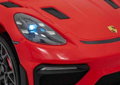 Pojazd Porsche Spyder RS 718 Czerwony MP4 Pojazd Porsche Spyder RS 718 Czerwony MP4