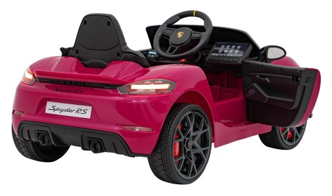 Pojazd Porsche Spyder RS 718 Lakier Różowy Pojazd Porsche Spyder RS 718 Lakier Różowy