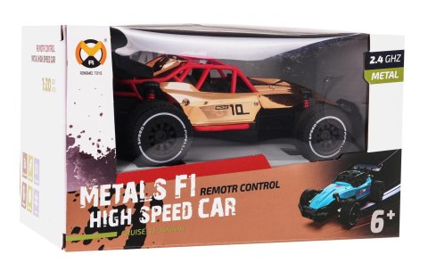 Metalowe Autko RACING 01 Złote R/C Metalowe Autko RACING 01 Złote R/C