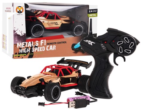 Metalowe Autko RACING 01 Złote R/C Metalowe Autko RACING 01 Złote R/C