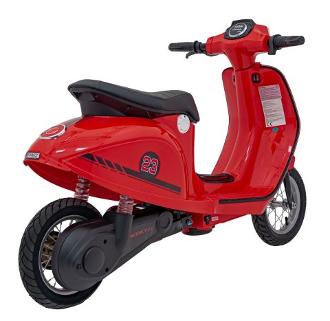 Pojazd Skuter Retro 23 Czerwony Pojazd Skuter Retro 23 Czerwony