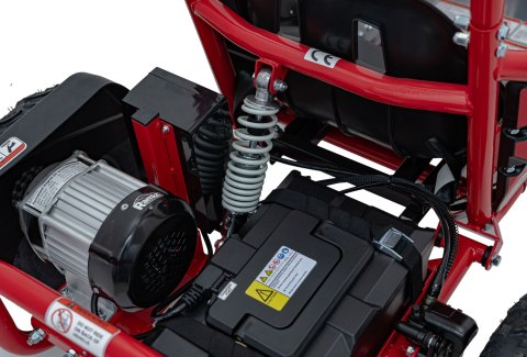 Pojazd Gokart Elektryczny MAIGHTY Czerwony Pojazd Gokart Elektryczny MAIGHTY Czerwony