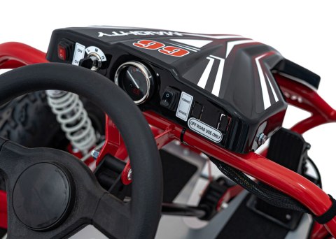 Pojazd Gokart Elektryczny MAIGHTY Czerwony Pojazd Gokart Elektryczny MAIGHTY Czerwony