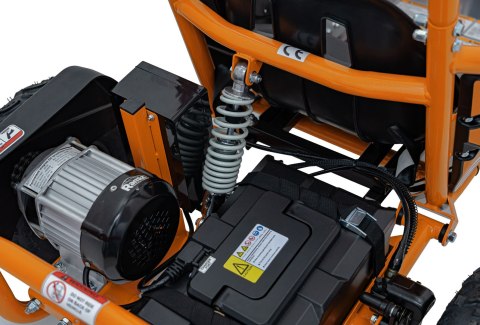 Pojazd Gokart Elektryczny MAIGHTY Pomarańczowy Pojazd Gokart Elektryczny MAIGHTY Pomarańczowy