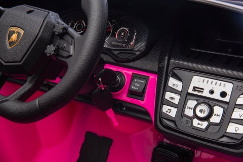 Pojazd Lamborghini Revuelto XL STRONG Różowy Pojazd Lamborghini Revuelto XL STRONG Różowy