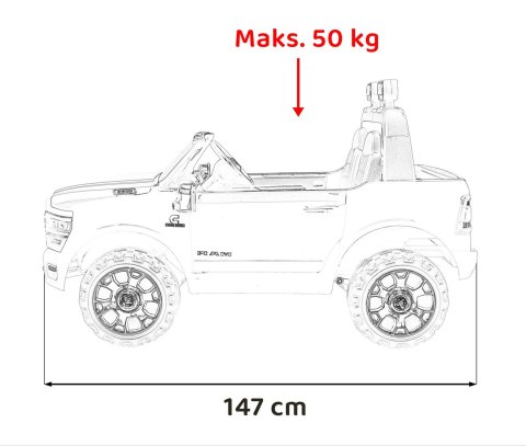 Pojazd RAM 3500 Różowy Pojazd RAM 3500 Różowy