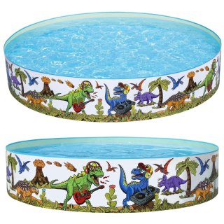 Basen ogrodowy Dinozaury 244 x 46 cm Bestway 55001 Bestway