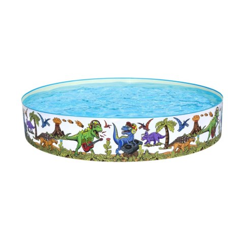 Basen ogrodowy Dinozaury 244 x 46 cm Bestway 55001 Bestway Basen ogrodowy Dinozaury 244 x 46 cm Bestway 55001 Bestway