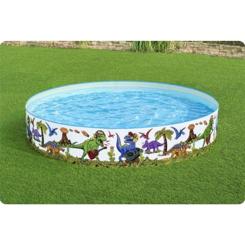 Basen ogrodowy Dinozaury 244 x 46 cm Bestway 55001 Bestway Basen ogrodowy Dinozaury 244 x 46 cm Bestway 55001 Bestway