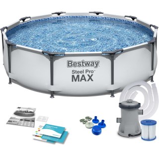 Basen ogrodowy stelażowy 305 x 76 cm 9w1 Bestway 56408 Bestway