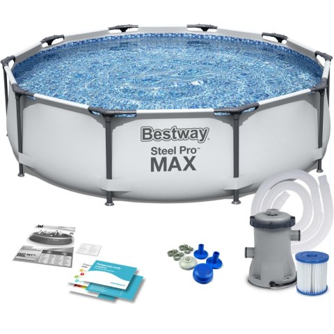Basen ogrodowy stelażowy 305 x 76 cm 9w1 Bestway 56408 Bestway Basen ogrodowy stelażowy 305 x 76 cm 9w1 Bestway 56408 Bestway