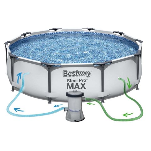 Basen ogrodowy stelażowy 366 x 76 cm 9w1 Bestway 56416 Bestway Basen ogrodowy stelażowy 366 x 76 cm 9w1 Bestway 56416 Bestway
