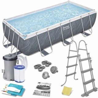 Basen ogrodowy stelażowy 404 x 201 x 100 cm 11w1 Bestway 56721 Bestway