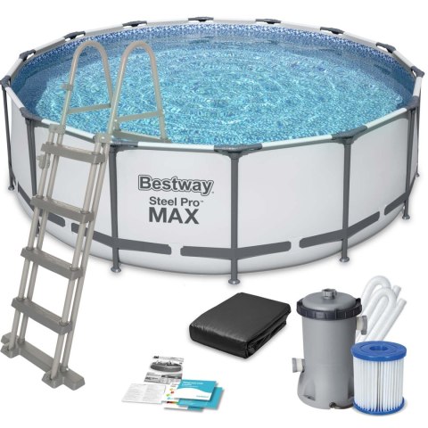 Basen ogrodowy stelażowy 457 x 122 cm 11w1 Bestway 56438 Bestway Basen ogrodowy stelażowy 457 x 122 cm 11w1 Bestway 56438 Bestway