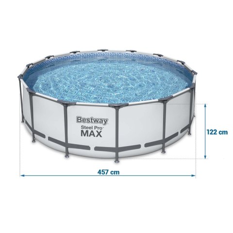 Basen ogrodowy stelażowy 457 x 122 cm 11w1 Bestway 56438 Bestway Basen ogrodowy stelażowy 457 x 122 cm 11w1 Bestway 56438 Bestway
