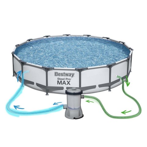 Basen stelażowy ogrodowy 457 x 107 cm 11w1 Bestway 56488 Bestway Basen stelażowy ogrodowy 457 x 107 cm 11w1 Bestway 56488 Bestway