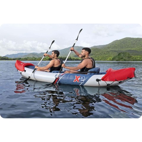 Kajak dmuchany Lite Rapid X2 321 x 88 cm Bestway 65077 Bestway Kajak dmuchany Lite Rapid X2 321 x 88 cm Bestway 65077 Bestway