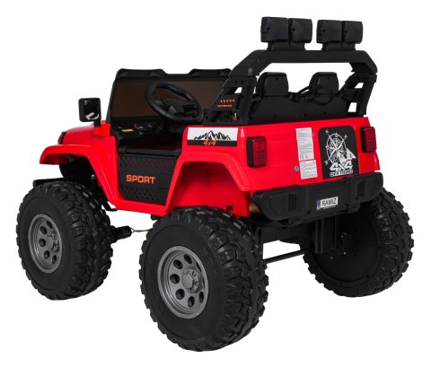 Pojazd Extreme Sport 4x4 Zmienna Wielkość Czerwony Pojazd Extreme Sport 4x4 Zmienna Wielkość Czerwony