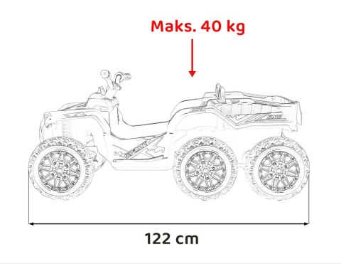 Pojazd Quad Sport TX ATV Różowy Pojazd Quad Sport TX ATV Różowy