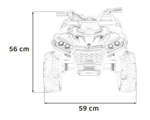 Pojazd Quad Sport TX ATV Różowy Pojazd Quad Sport TX ATV Różowy