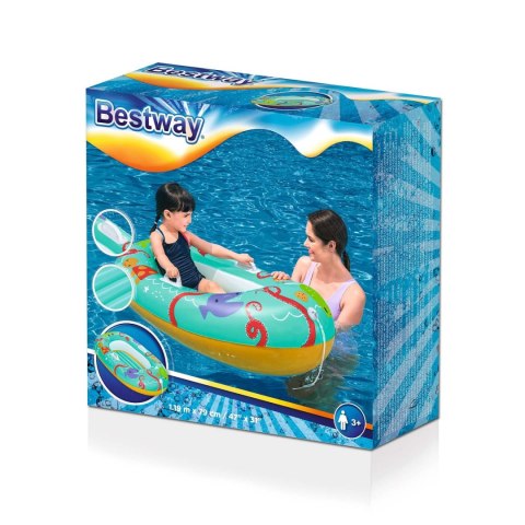 Ponton plażowy do pływania 119 x 79 cm Bestway 34009 Bestway Ponton plażowy do pływania 119 x 79 cm Bestway 34009 Bestway