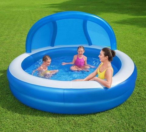 Basen dmuchany 241 x 241 x 140 cm niebieski Bestway 54337 Bestway Basen dmuchany 241 x 241 x 140 cm niebieski Bestway 54337 Bestway
