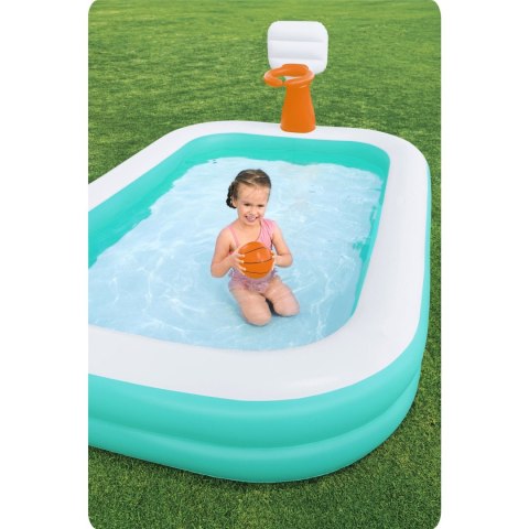 Basen dmuchany Dunk'N Splash 251 x 168 x 102 cm Bestway 54445 Bestway Basen dmuchany Dunk'N Splash 251 x 168 x 102 cm Bestway 54445 Bestway