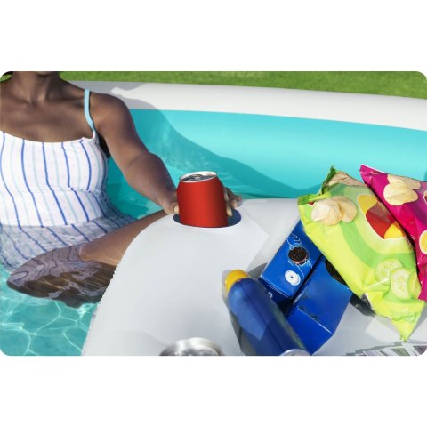Basen dmuchany Sippin' Summer 218 x 218 x 48 cm Bestway 54446 Bestway Basen dmuchany Sippin' Summer 218 x 218 x 48 cm Bestway 54446 Bestway