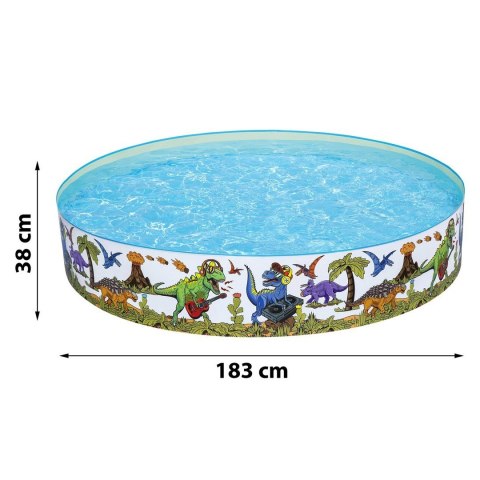 Basen ogrodowy dla dzieci dinozaur 183 x 38 cm Bestway 55022 Bestway Basen ogrodowy dla dzieci dinozaur 183 x 38 cm Bestway 55022 Bestway