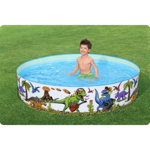 Basen ogrodowy dla dzieci dinozaur 183 x 38 cm Bestway 55022 Bestway Basen ogrodowy dla dzieci dinozaur 183 x 38 cm Bestway 55022 Bestway