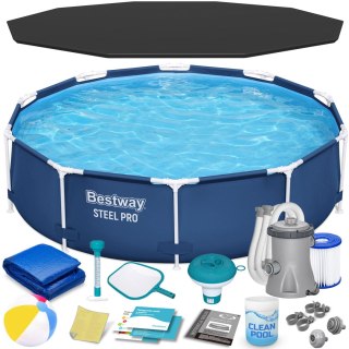 Basen ogrodowy stelażowy 305 x 76 cm 16w1 Bestway 56679 Bestway