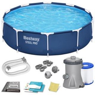 Basen ogrodowy stelażowy 305 x 76 cm 8w1 Bestway 56679 Bestway