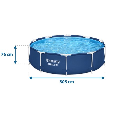 Basen ogrodowy stelażowy 305 x 76 cm 8w1 Bestway 56679 Bestway Basen ogrodowy stelażowy 305 x 76 cm 8w1 Bestway 56679 Bestway