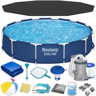 Basen ogrodowy stelażowy 366 x 76 cm 16w1 Bestway 56681 Bestway