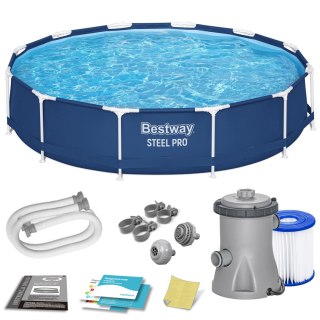 Basen ogrodowy stelażowy 366 x 76 cm 7w1 Bestway 56681 Bestway