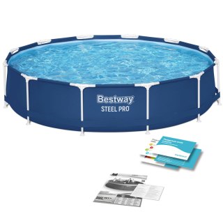 Basen ogrodowy stelażowy 366 x 76 cm Bestway 56706 Bestway