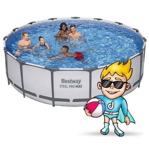 Basen ogrodowy stelażowy 457 x 122 cm 18w1 Bestway 56438 + maszyna do baniek GRATIS Bestway Basen ogrodowy stelażowy 457 x 122 cm 18w1 Bestway 56438 + maszyna do baniek GRATIS Bestway