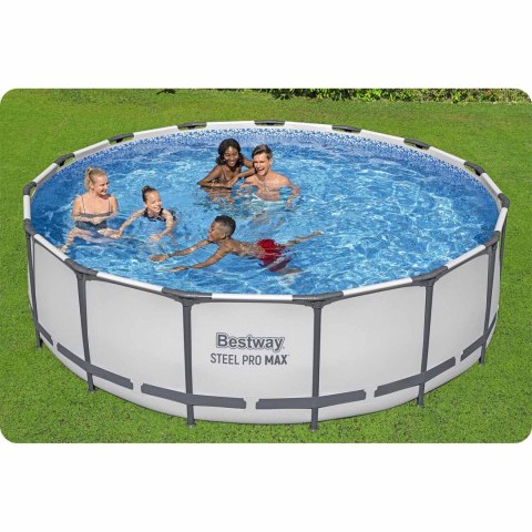 Basen ogrodowy stelażowy 457 x 122 cm 18w1 Bestway 56438 + maszyna do baniek GRATIS Bestway Basen ogrodowy stelażowy 457 x 122 cm 18w1 Bestway 56438 + maszyna do baniek GRATIS Bestway