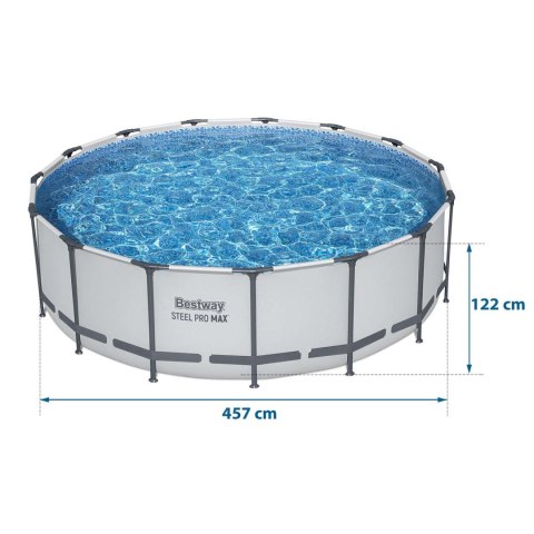 Basen ogrodowy stelażowy 457 x 122 cm 18w1 Bestway 56438 + maszyna do baniek GRATIS Bestway Basen ogrodowy stelażowy 457 x 122 cm 18w1 Bestway 56438 + maszyna do baniek GRATIS Bestway