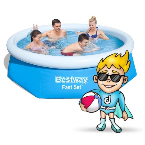 Basen rozporowy 244 x 61 cm Bestway 57448 Bestway Basen rozporowy 244 x 61 cm Bestway 57448 Bestway